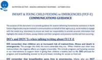 IYCF-E Communication Guidance
