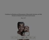 Guidelines for Handling and Management of Breastmilk Substitute and Milk Products in Puntland and Central South Somalia