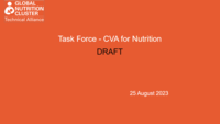 Myanmar-CVA Nutrition Task Force-Presentation