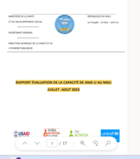 Mali IYCF-E Capacity Assessment Report 